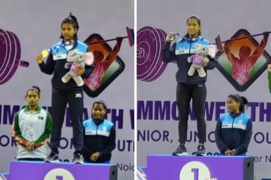 India's Gyaneshwari Yadav and Koyel Bar Win Silver Medals at Asian Youth and Junior Weightlifting Championships