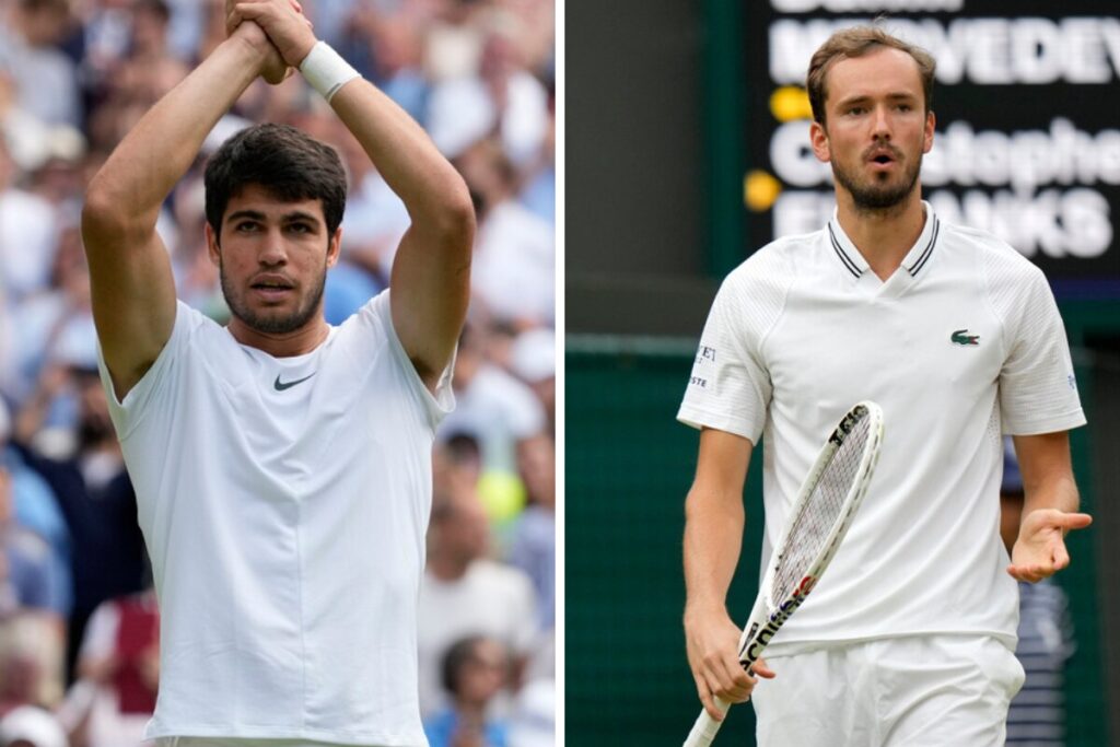 Carlos Alcaraz vs Daniil Medvedev Live Tennis Streaming For Wimbledon Semi-final: How to Watch Carlos Alcaraz vs Daniil Medvedev Coverage on TV And Online