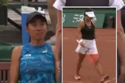 Zhang Shuai Retires in Tears After Opponent Erases Mark on Court