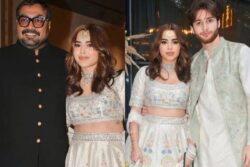 Aaliyah Kashyap Poses With Dad Anurag Kashyap, Holds Fiance Shane Close In Engagement Photos
