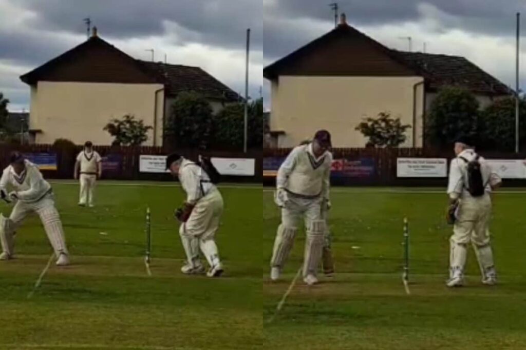 Watch: 83-year-old Former Scotland Wicketkeeper Plays With Oxygen Cylinder Strapped to His Back