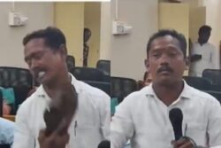 Watch | Councillor Slaps Self on Face With Slipper for Failing to Fulfil Poll Promises in Andhra