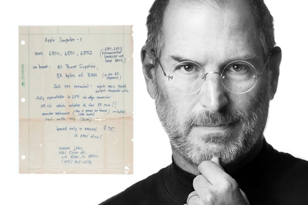 Steve Jobs' Rare Handwritten Apple-1 Ad Sold For Rs 1.44 Crore In Auction