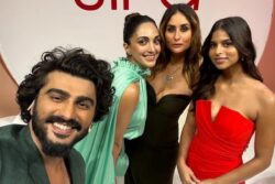 Photo of The Day! Arjun Kapoor Takes a Selfie With Kiara Advani, Kareena Kapoor and Suhana Khan