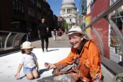 London Chewing Gum Artist Paints 'Hidden World' Beneath People's Feet