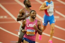 World Athletics Championships: Noah Lyles, Shericka Jackson Qualify for Finals, Jeswin Aldrin Finishes 11th in Long Jump