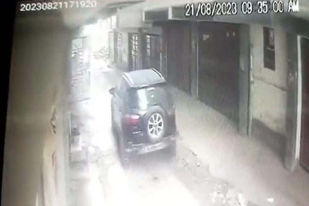 WATCH | Moments Before Arrest, Rape-Accused Delhi Govt Officer Tried To Escape in Car With Wife