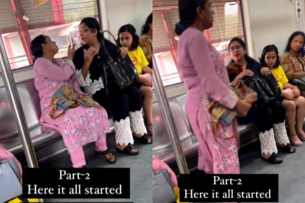 Delhi Metro Fight Between Two Women Will Leave You Scratching Your Head, Here's Why
