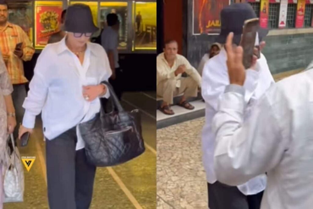 Dimple Kapadia Mobbed Outside Single Screen Theatre, Fans Ask if She Watched Gadar 2 or OMG 2