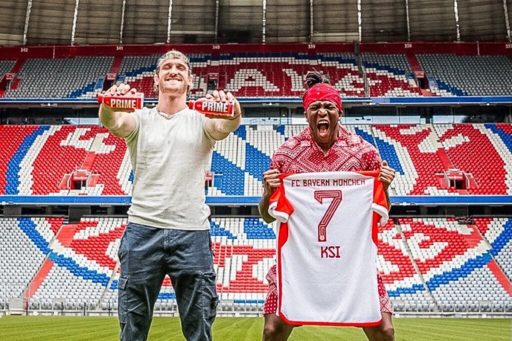 Logan Paul & KSI’s PRIME Become Sponsors For Bayern Munich After Securing Barcelona and Arsenal Deals