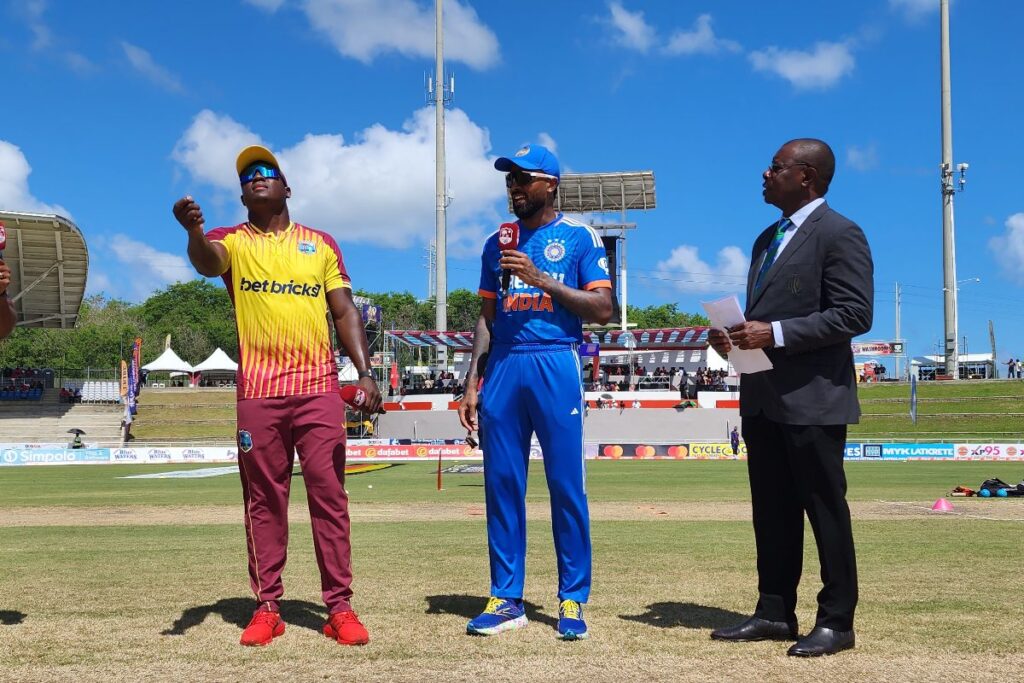 IND vs WI: Tilak Varma, Mukesh Kumar Set for T20I Debut; India to Bowl First Against West Indies