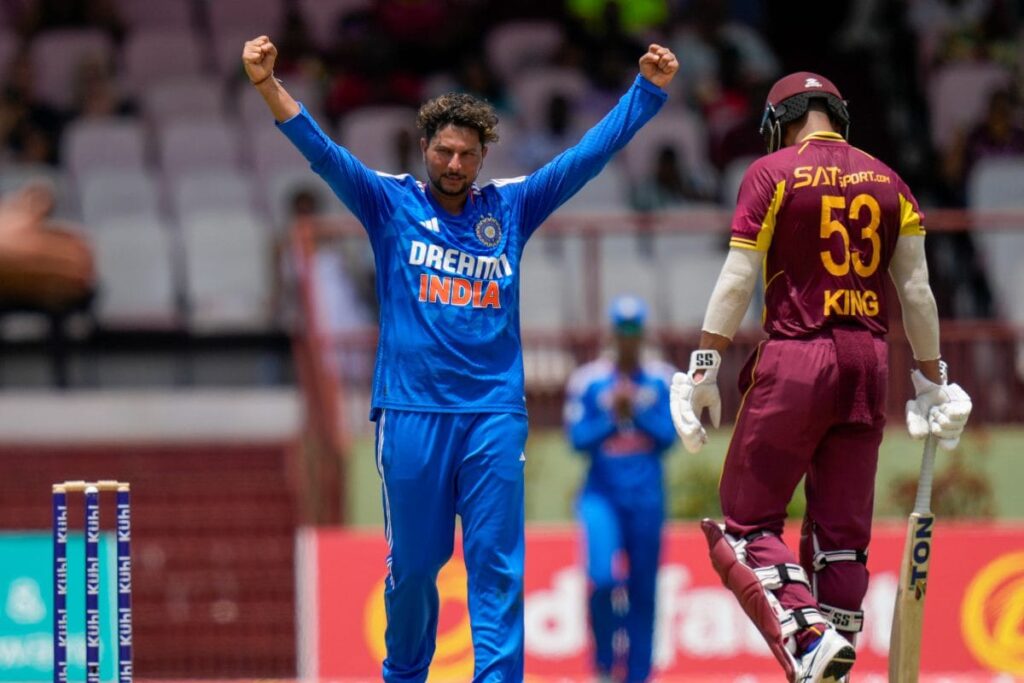 Kuldeep Yadav Goes Past Yuzvendra Chahal, Jasprit Bumrah; Becomes Fastest Indian to T20I Bowling Milestone