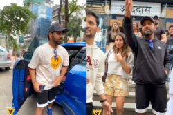 India Captain Rohit Sharma, Wife Ritika Sajdeh Go Out For a Spin in Swanky Lamborghini Urus | WATCH