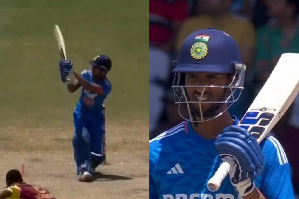 0,6,6: Tilak Varma Hits Consecutive Sixes to Score First Runs in India Jersey, Smashes 39 on T20I Debut | WATCH