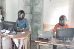 Telangana: Govt Employees Wear Helmet While Working Inside This Office | Here's Why