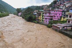 Himachal Rain Fury: At Least 10 Stuck in Mandi's Koldam Dam Due to Rise in Water Level | WATCH