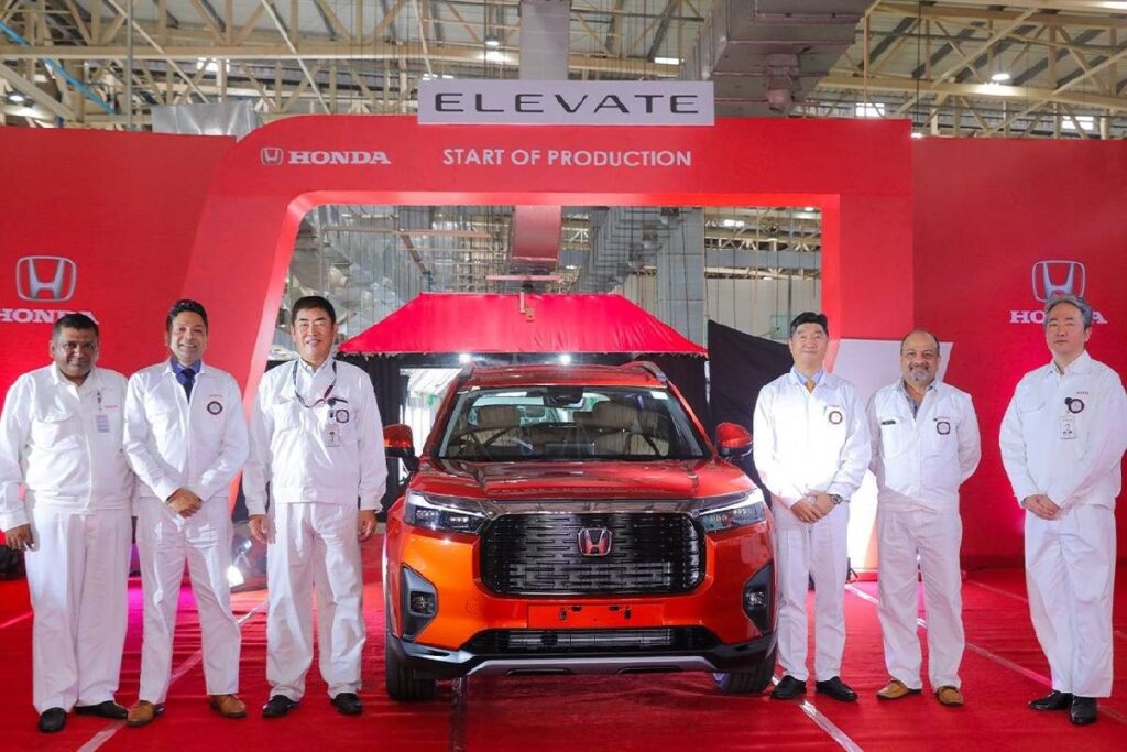 Honda Elevate SUV Series Production Starts, First Unit Rolled Out of Tapukara Factory