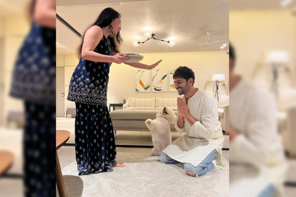 Kartik Aaryan's Pet Dog Katori Steals The Show In His Rakhi Photo