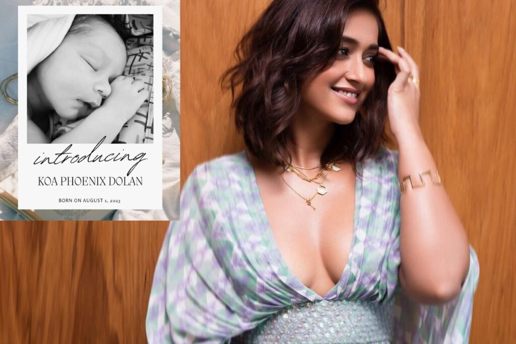 Ileana D'Cruz's Son Koi Phoenix Dolan Holds Her Finger In Their 1st Photo Together, See Post