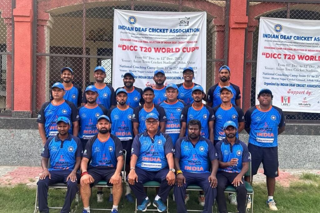 India’s Deaf Cricketers Train for the T20 World Cup as IDCA Announces 15-man Squad