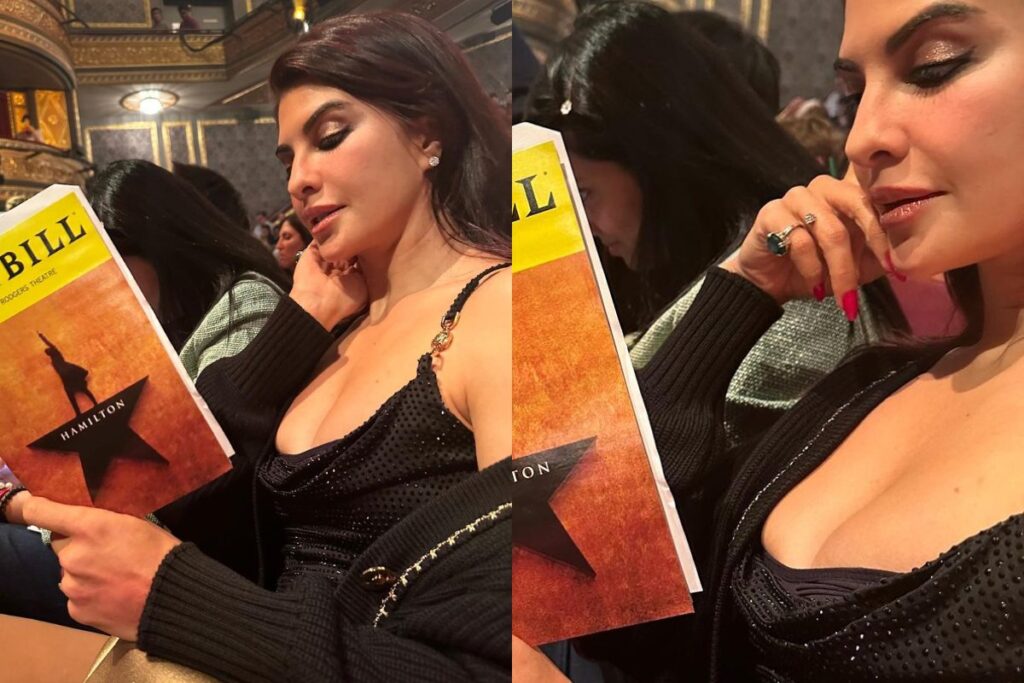 Sexy! Jacqueline Fernandez Goes Bold In A Black Sequin Dress For Her Birthday