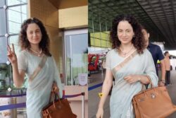 Kangana Ranaut Shows Victory Sign To Paps Days After Bashing Karan Johar's 'Rocky Aur Rani...'; Watch