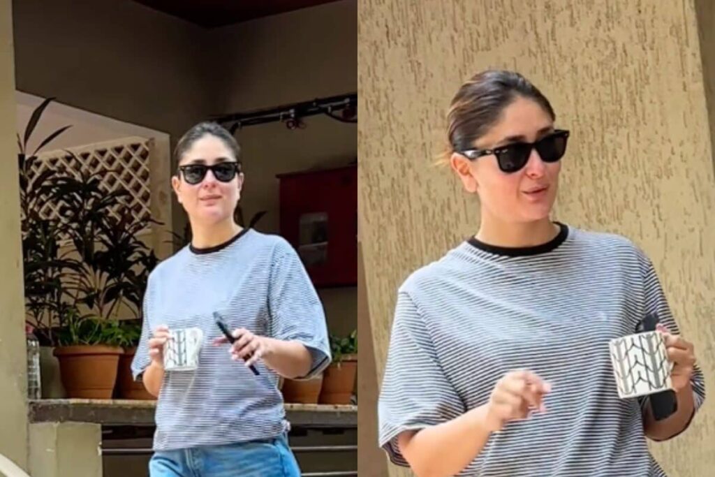 Kareena Kapoor Khan Enjoys Coffee, Stuns In Casual As She Gets Papped; Watch Video