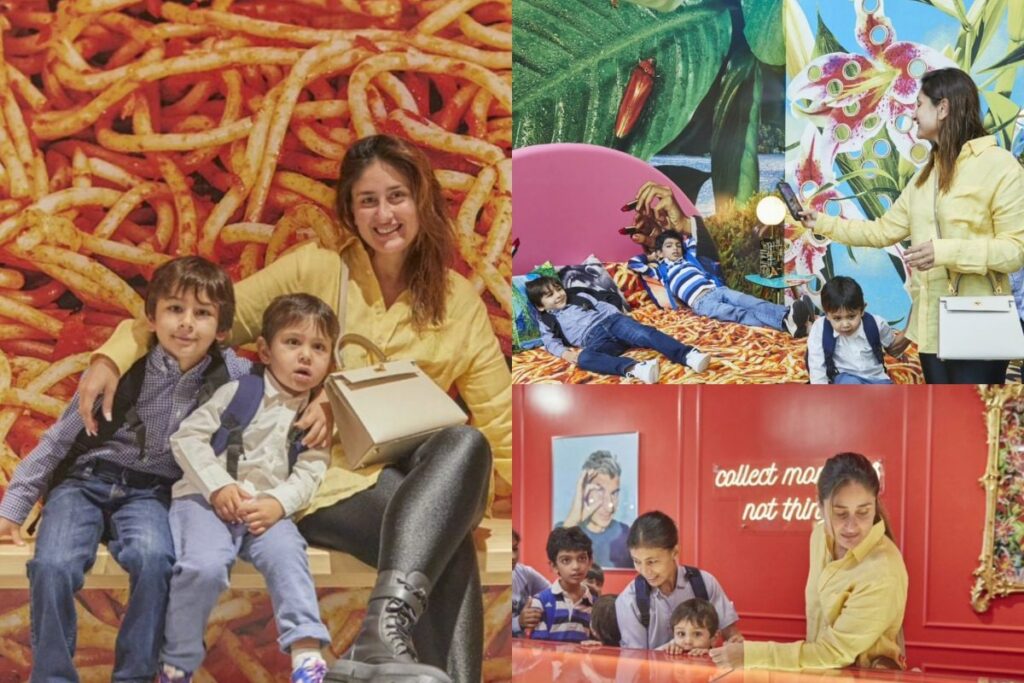 Kareena Kapoor Khan Takes Taimur And Jeh To Explore Galleries At ‘NMACC’; Says ‘My Boys Love Coming Here’