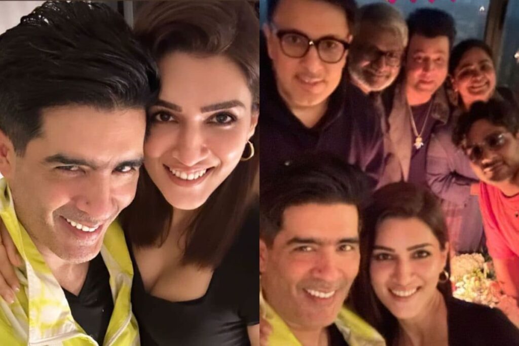 Kriti Sanon Parties With Mimi Producer Dinesh Vijan For National Award Win; Manish Malhotra, Varun Sharma Join