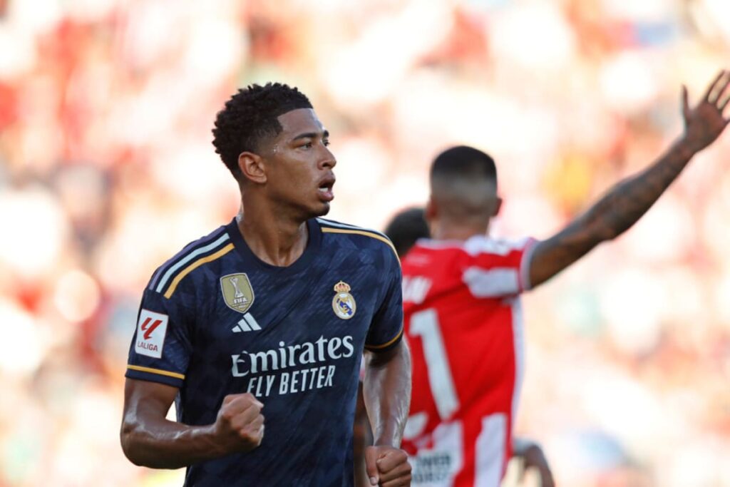 La Liga: Jude Bellingham Nets Brace to Earn Real Madrid Comeback Win Over Almeria