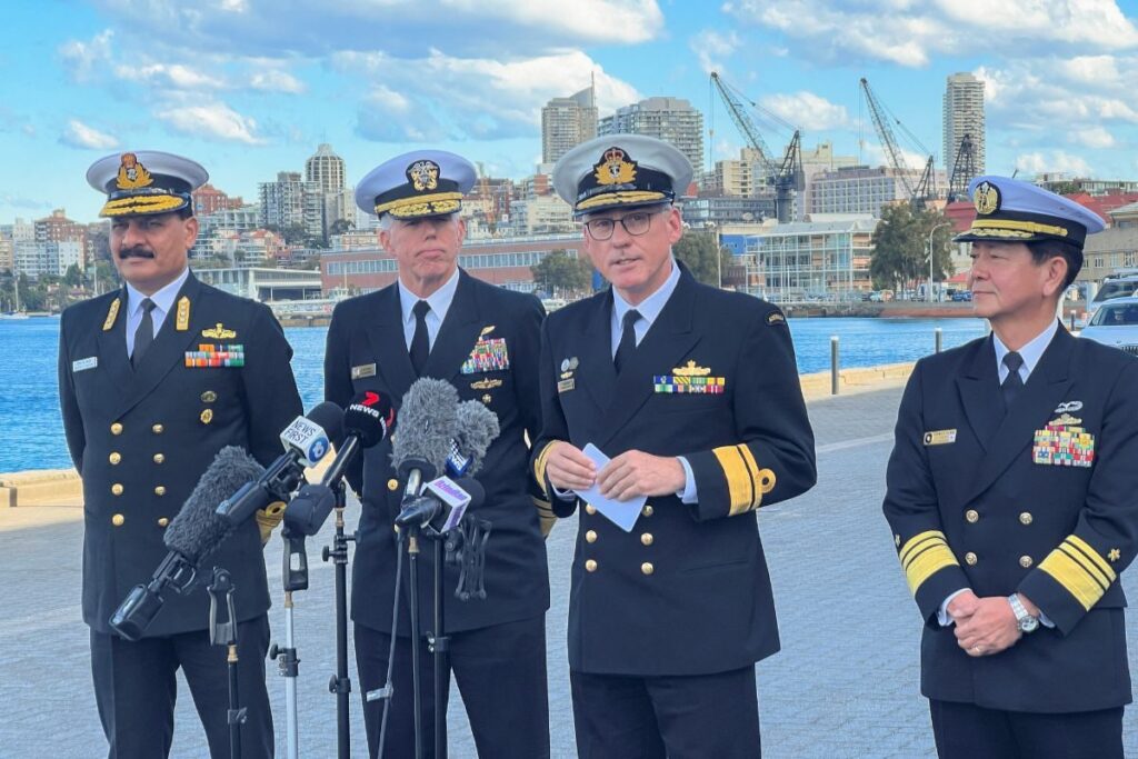 High-voltage Malabar Exercise Begins off Sydney on Friday