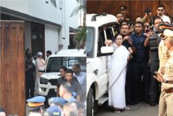 West Bengal CM Mamata Banerjee Spotted At Big B’s Residence On Raksha Bandhan; Check Photos