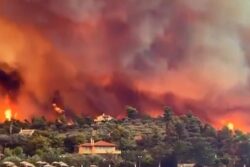 Greece Wildfire, Still Spreading, Declared Biggest In Europe This Century