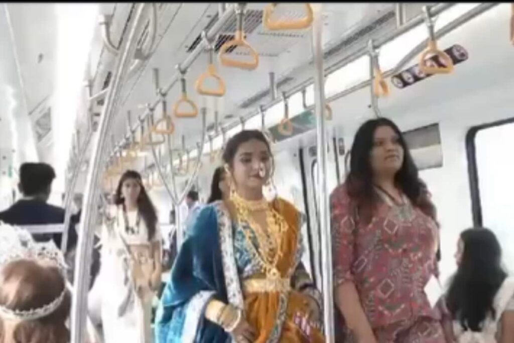 Not Your Usual Ride To Work: Fashion Show Takes Over Nagpur Metro