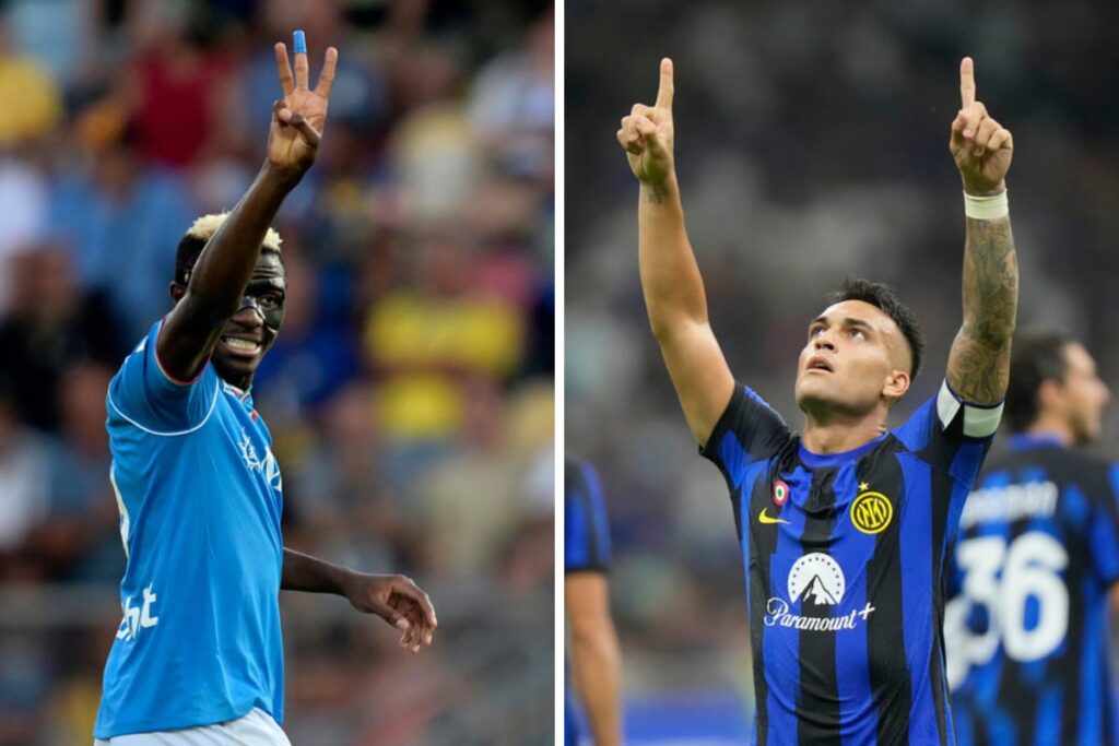Serie A: Victor Osimhen Helps Napoli Win as Inter Milan's Lautaro Martinez Sinks Monza