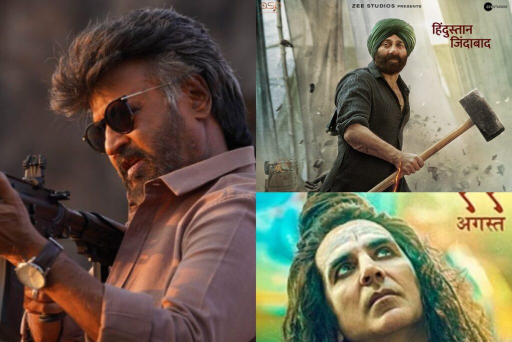 Jailer Dominates Box Office with 9 Lakh Tickets, Gadar 2 With 3 Lakh Tickets, OMG 2 Sells Out 45K Tickets