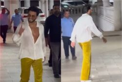 Ranveer Singh Makes Stylish Appeanrace In Mustard Pants But Leaves Don 3 Fans Disappointed; Watch