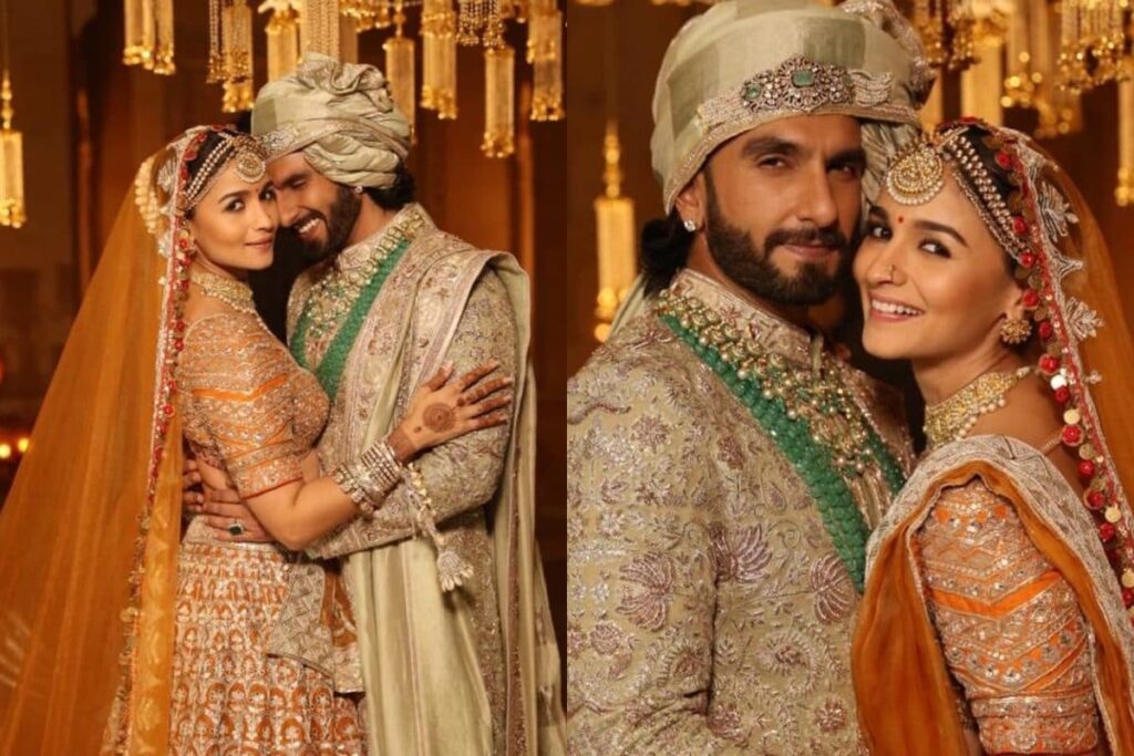 Ranveer Singh And Alia Bhatt Exude Royalty In Their On-Screen Wedding Pics From RARKPK; Check It Out
