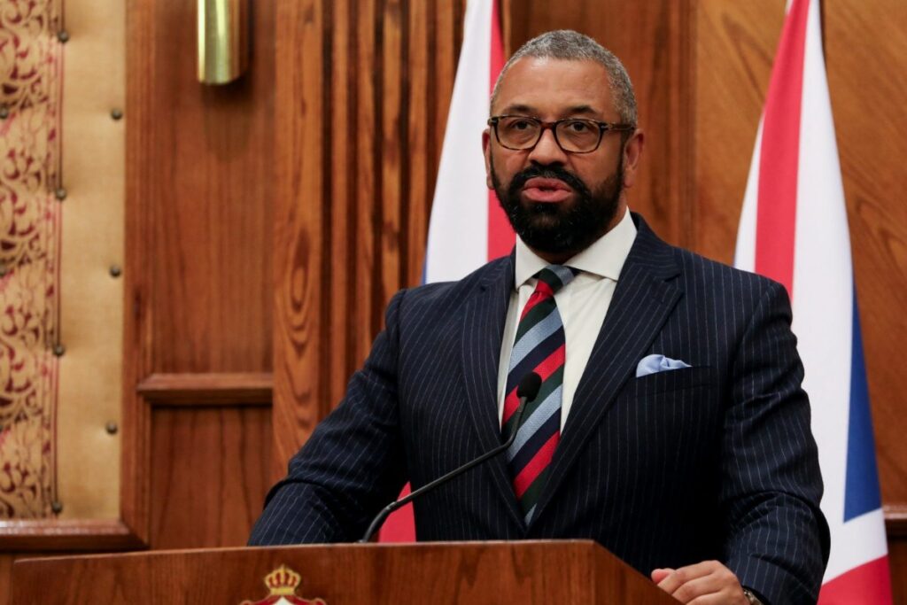 UK Foreign Secretary James Cleverly Says Raised Human Rights on China Visit