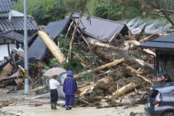 Over 180,000 Residents Urged to Seek Shelter as Tropical Storm Soaks Japan