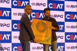 Rohit Sharma Felicitated at the CEAT Cricket Rating Awards 2023: WATCH VIDEO