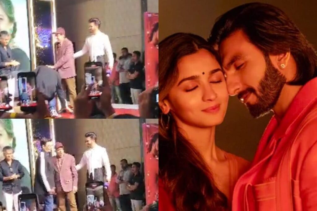 Karan Johar Touches Dharmendra's Feet At 'Rocky Aur Rani' Event, Ranveer Gives Him Tight Hug; Watch