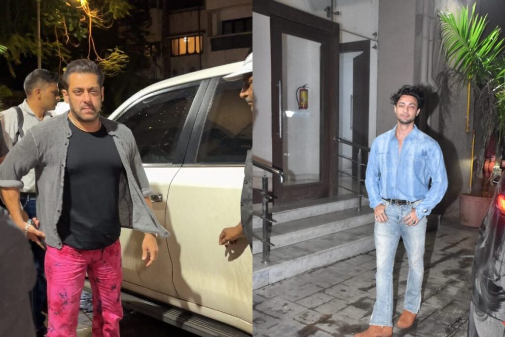 Salman Khan Keeps It Stylish In Grey And Pink Outfit For Arbaaz’s Birthday Bash, Aayush Sharma Joins; Photos
