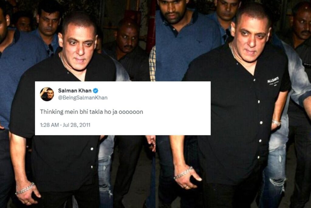 Salman Khan's 13-Year-Old Tweet 'Thinking Main Bhi Takla Ho...' Goes Viral Amid His Bald Look