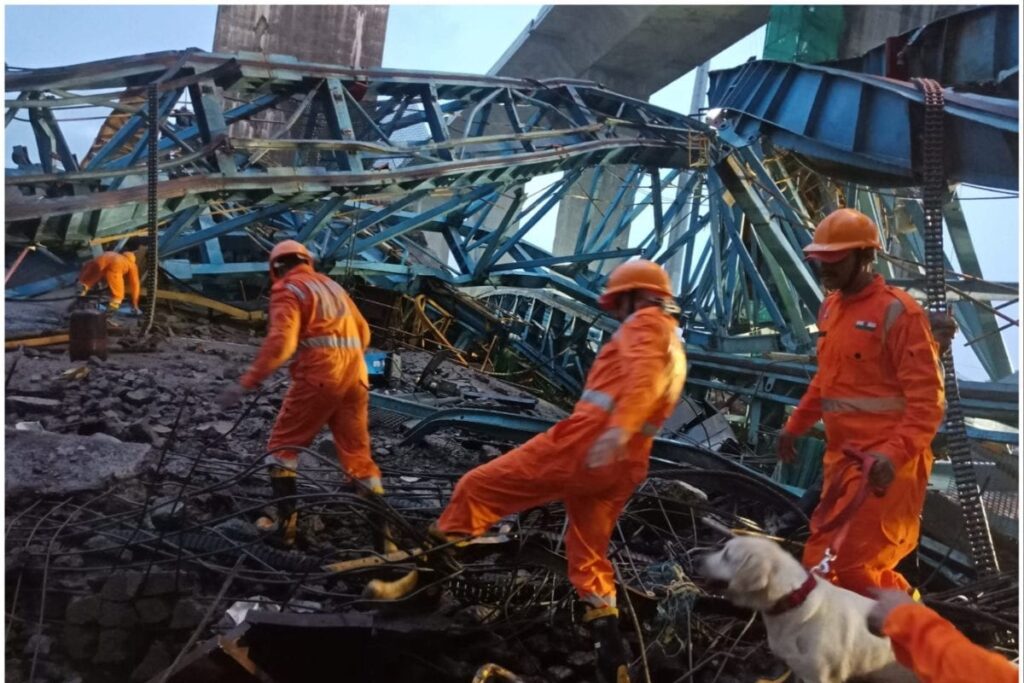 Gujarat: One Killed, Six Injured as Girder Launcher Falls on Workers During Bullet Train Project Work