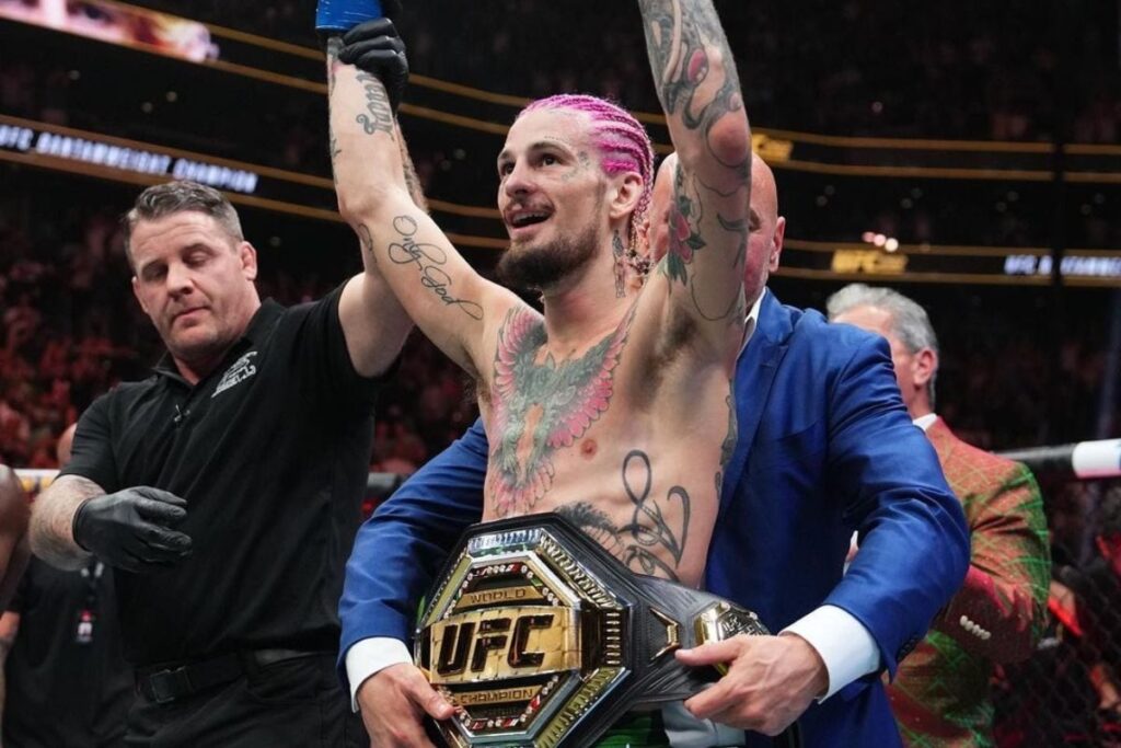 Sean O'Malley Defeats Aljamain Sterling to Secure Bantamweight Title Via TKO: WATCH