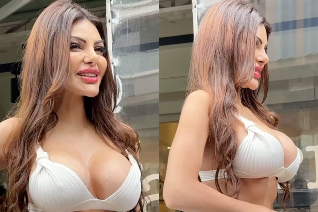 Sexy! Sherlyn Chopra Flaunts Her Curves In BOLD Bralette, Turns Heads at a Cafe; Watch Video