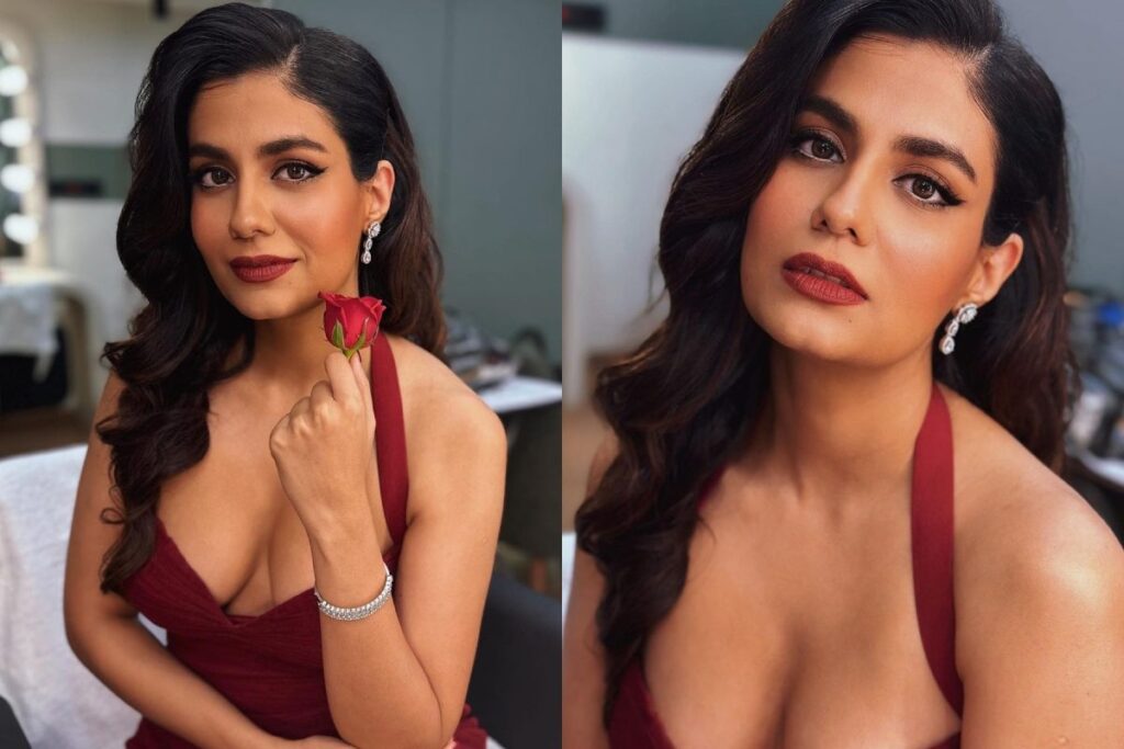 Shreya Dhanwanthary Unveils New Look As 'Yamini' In A Stunning Red Dress For Guns And Gulaabs; Photo