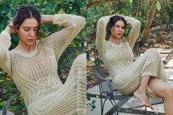 Sexy! Sonam Bajwa Exudes Hotness In An Olive-Toned Knitted Dress, Fans Calls Her 'Elegant'; Photos