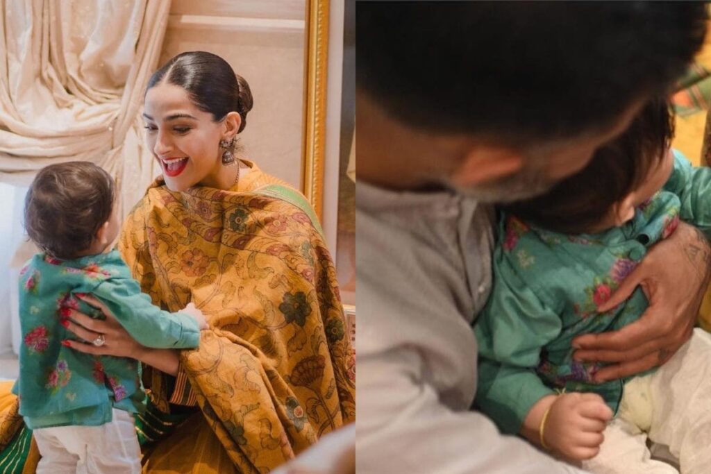 Sonam Kapoor Holds Vayu Close As She Shares Glimpses From His First Birthday Celebration; Photos